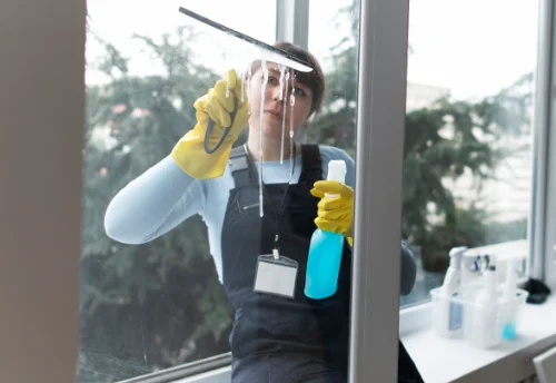 Nettoyage de vitres intérieures et extérieures à Nantiat